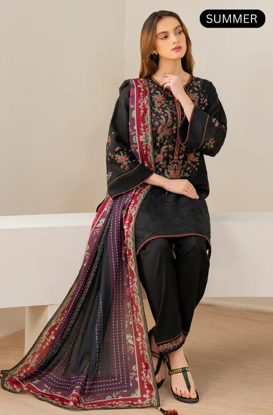 Jazmin - Summer 3PC Lawn Embroidered Suit -AC018