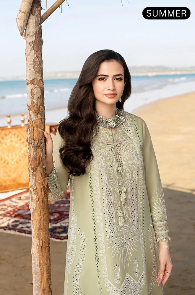 Jazmin - Summer 3PC Lawn Embroidered Suit -AC004