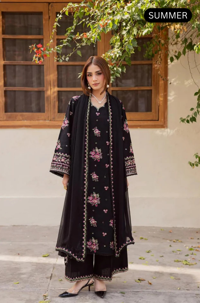 Zara Shahjahan - Summer 3PC Lawn Emb Suit -AC1281