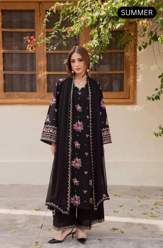 Zara Shahjahan - Summer 3PC Lawn Emb Suit -AC1281
