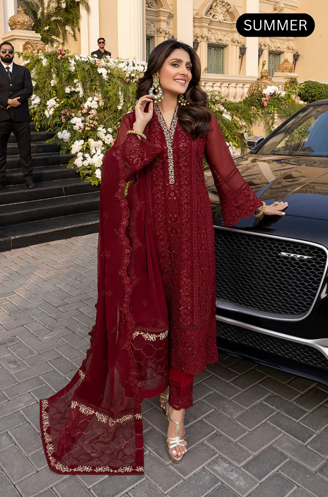 Zarqash Noor - Summer 3PC Lawn Emb suit -AC0295