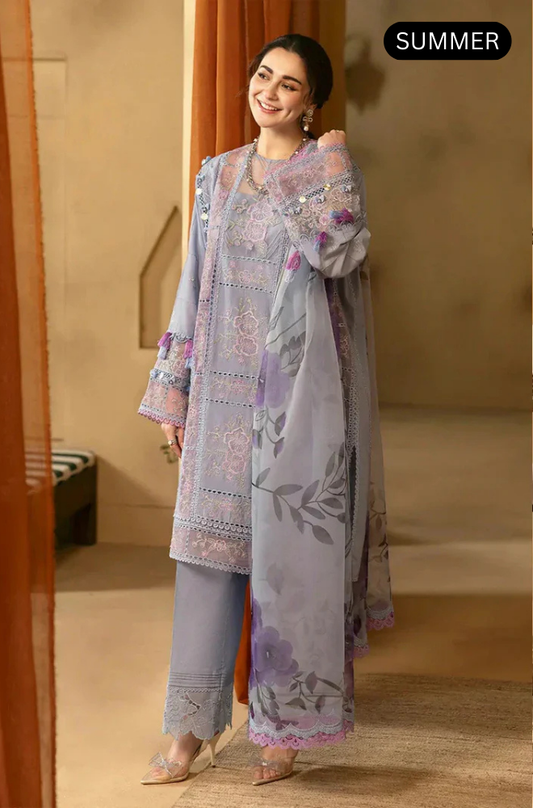 Saira Rizwan - Summer 3PC Lawn Emb Suit - AC0301