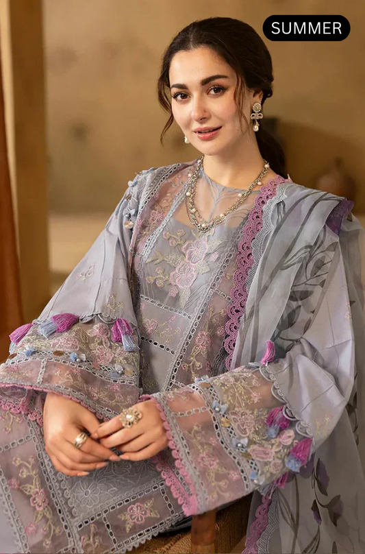 Saira Rizwan - Summer 3PC Lawn Emb Suit - AC0301