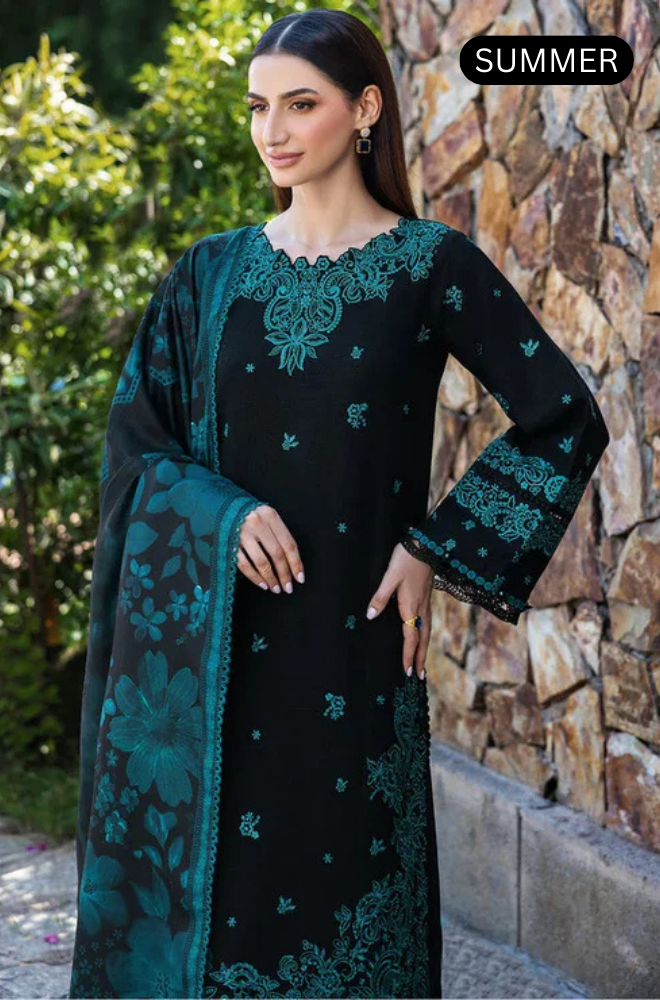 Bareeze - Summer 3PC Embroidered Lawn Dress  -AC1298