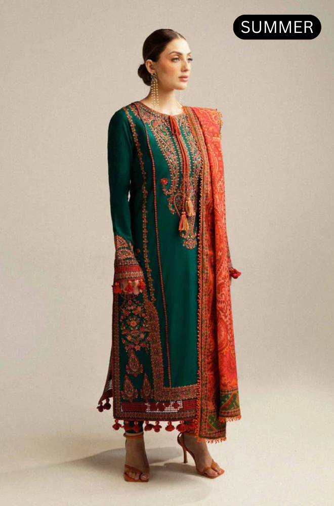 Rehan Rehar - Summer 3PC Embroidered Lawn Suit - AC937