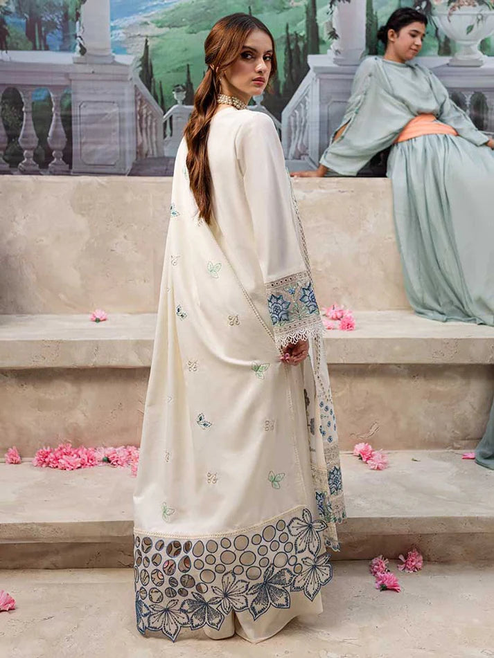 MAHNUR - Summer 3PC Lawn Embroidered Suit -AC1027