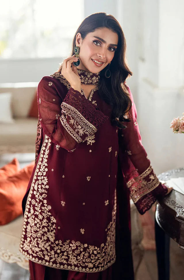 BATIK - Summer 3PC Lawn Embroidered Suit - AC0298