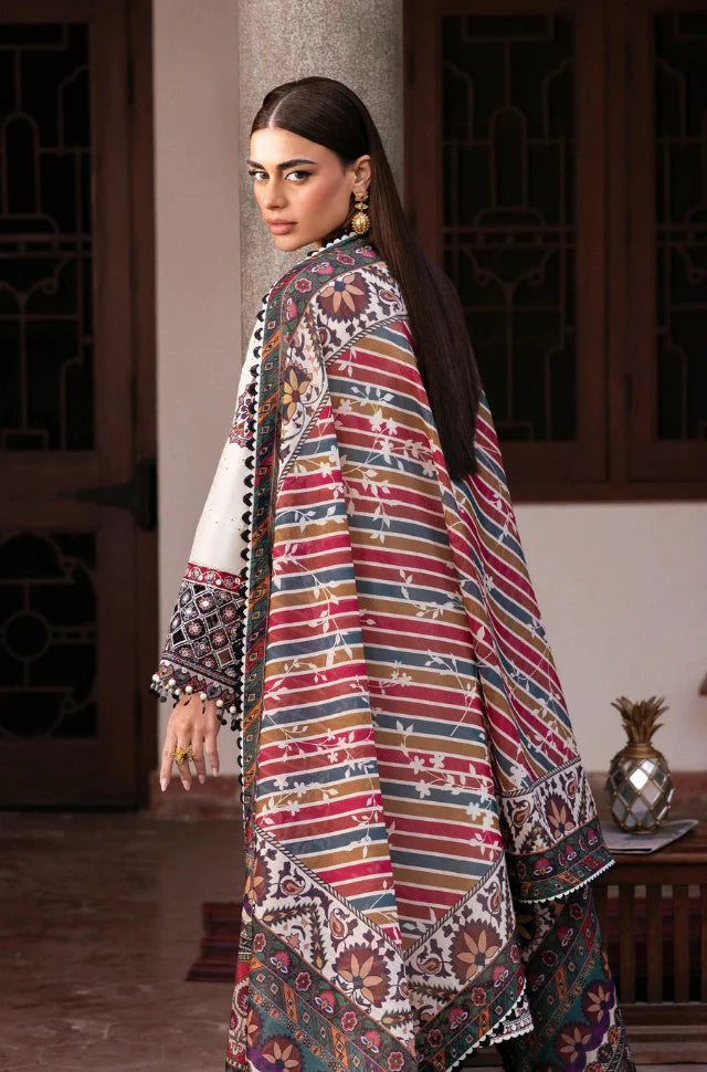 Jazmin - Summer 3PC Lawn Embroidered Suit - AC0277