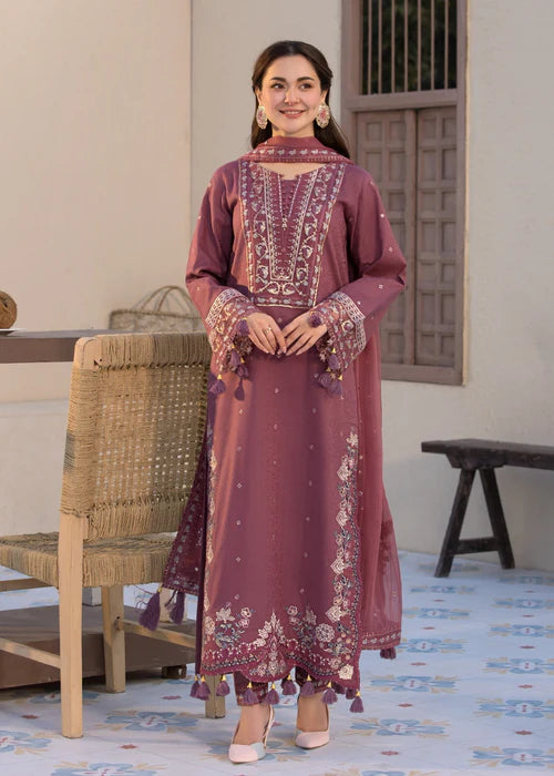 ALLYS Winter 3PC Dhanak Full Embroidered Suite -AC0447