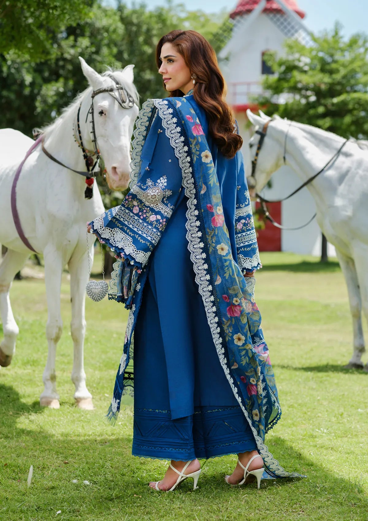 Elaf - Summer 3PC Emb Luxury Lawn suit -AC0609