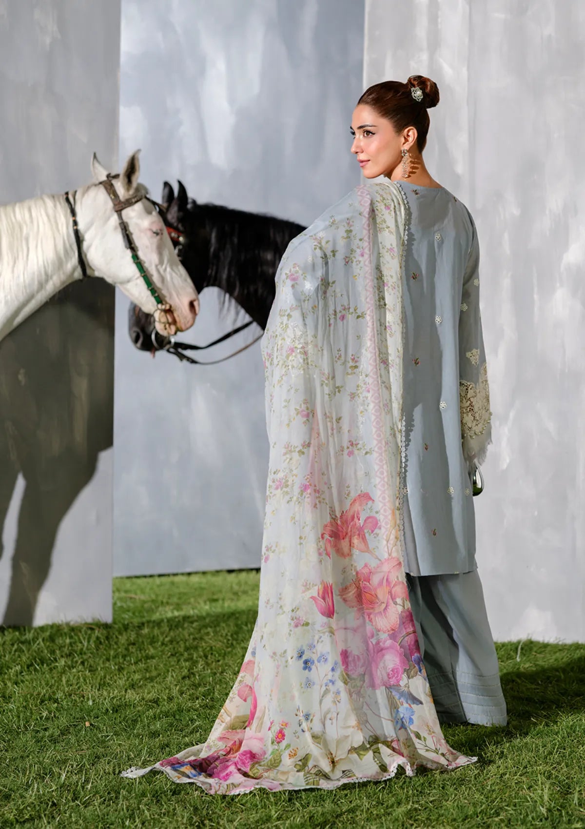 Elaf - Summer 3PC  Emb Luxury Lawn Suit -AC4008