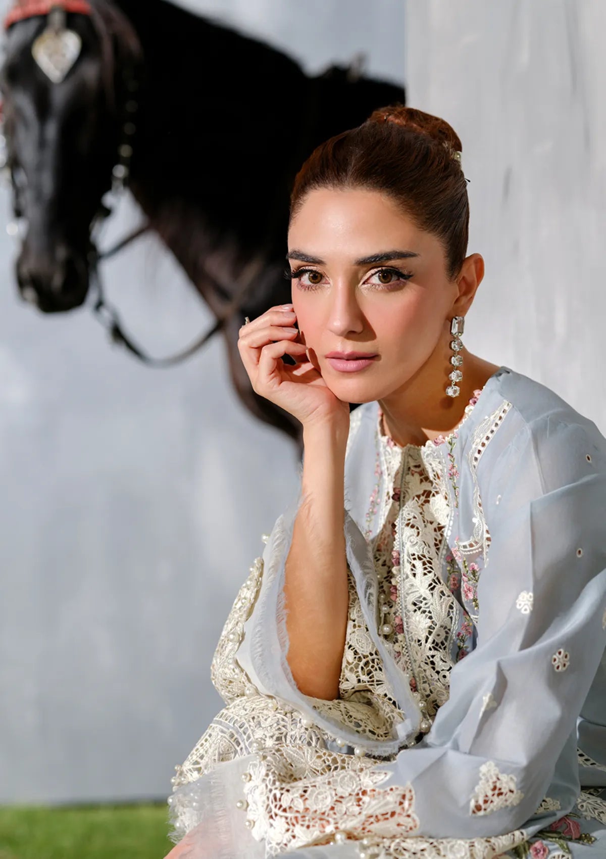 Elaf - Summer 3PC  Emb Luxury Lawn Suit -AC4008