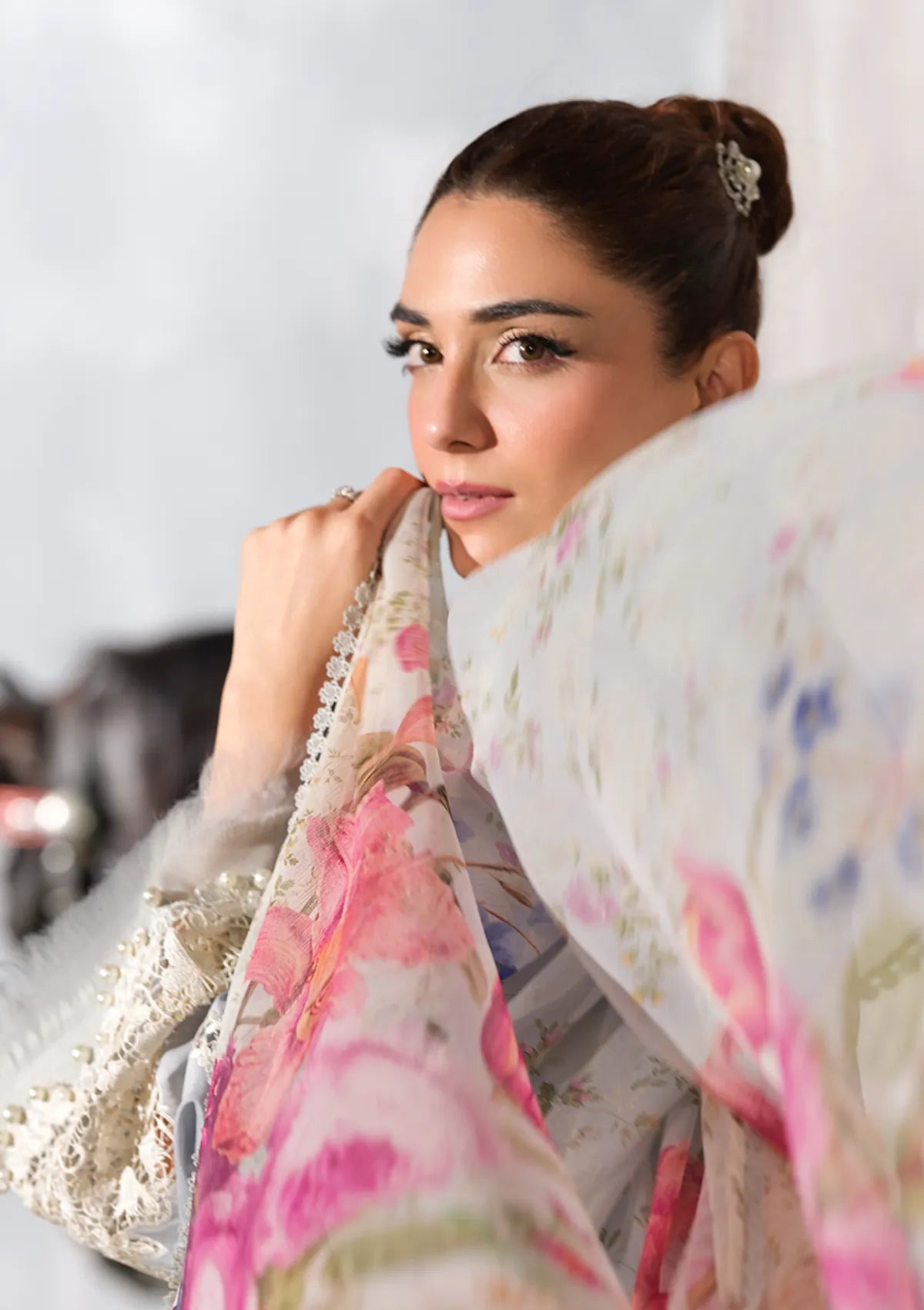 Elaf - Summer 3PC  Emb Luxury Lawn Suit -AC4008