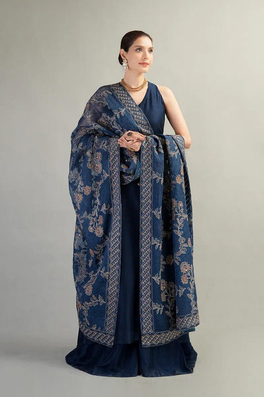 BREEZE Winter Unstitched 3pc Full Embbroidered Dhanak Suite -AC0542