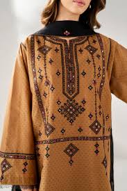 JAZMIN Winter 3pc Dhanak Embroidered Suite -AC0697