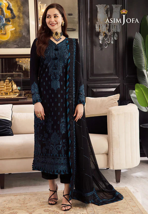 Asim Jofa - Summer 3PC Lawn Emb Suit -AC0139