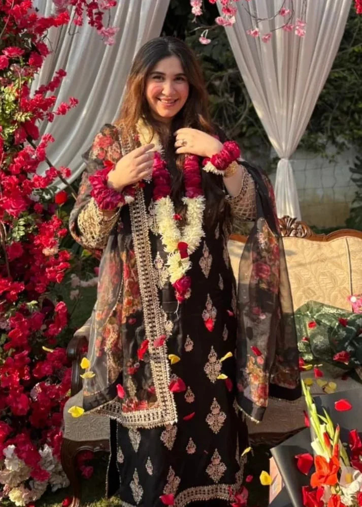 Nureh - Summer 3PC Lawn Luxury Embr Suit - AC0327