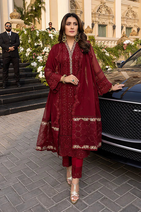 Zarqash Noor - Summer 3PC Lawn Emb suit -AC0295